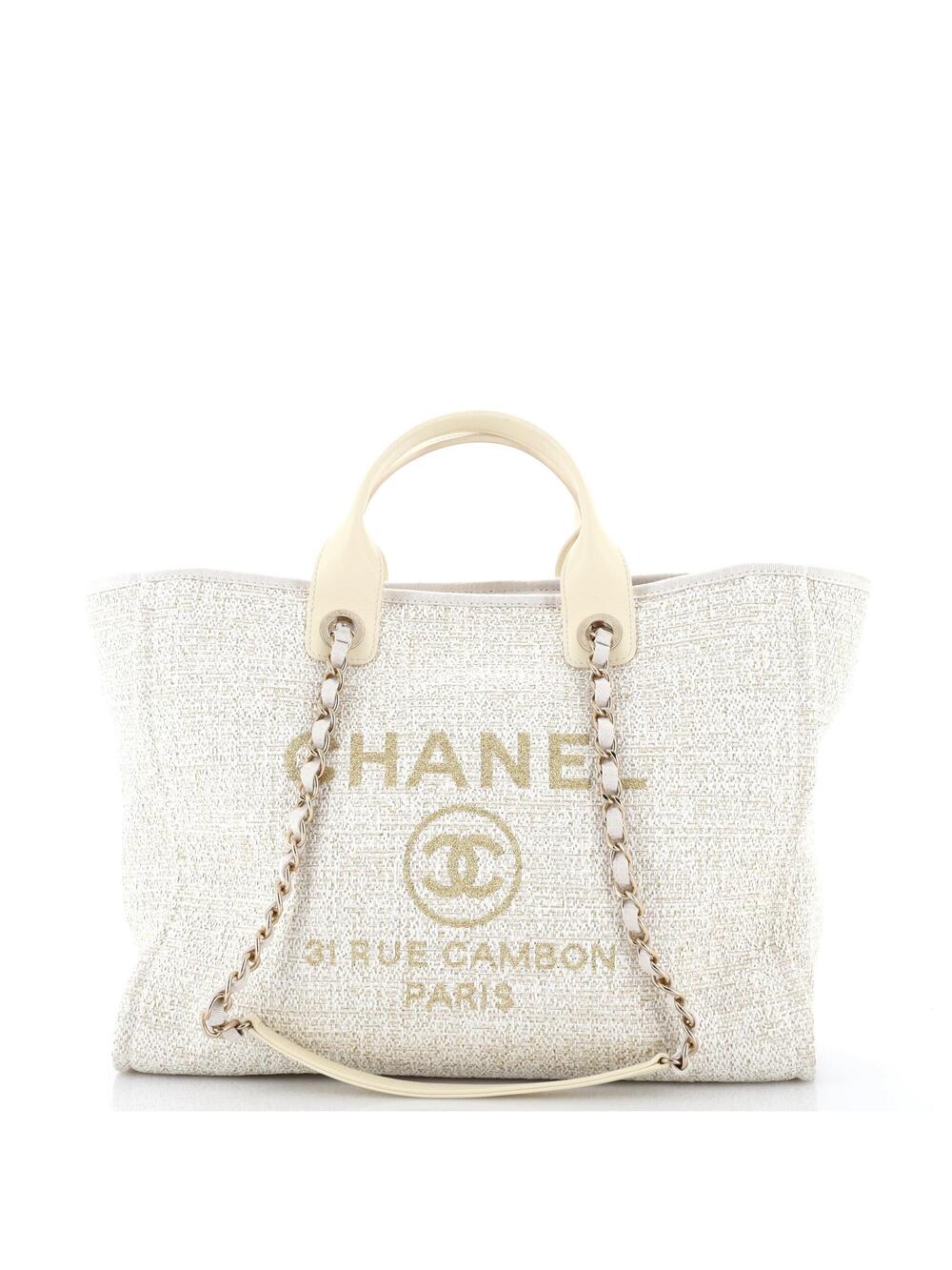 Chanel Deauville Tote Raffia With #370929C40B